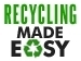 graphic with text recycling made easy