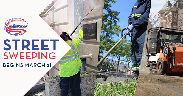 Street Sweeping will be beginning soon! Click here for more information.