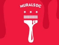 MuralDC logo MuralDC logo with stylized paintbrush