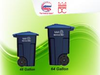 recycling containers on curbside recycling containers on curbside