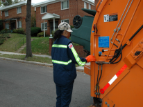 Trash Collection photo of trash being collected