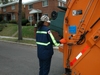 photo of trash being collected